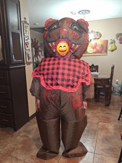 Inflatable Scary Bear Halloween Costume