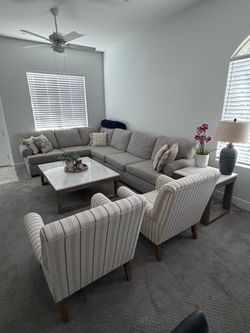 2 accent chairs