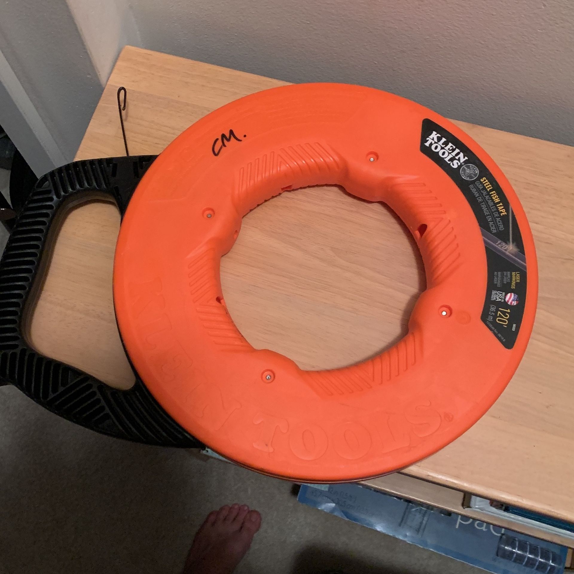 klein tools steel fish tape 120'