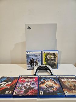 Ps5 w/ 6 games
