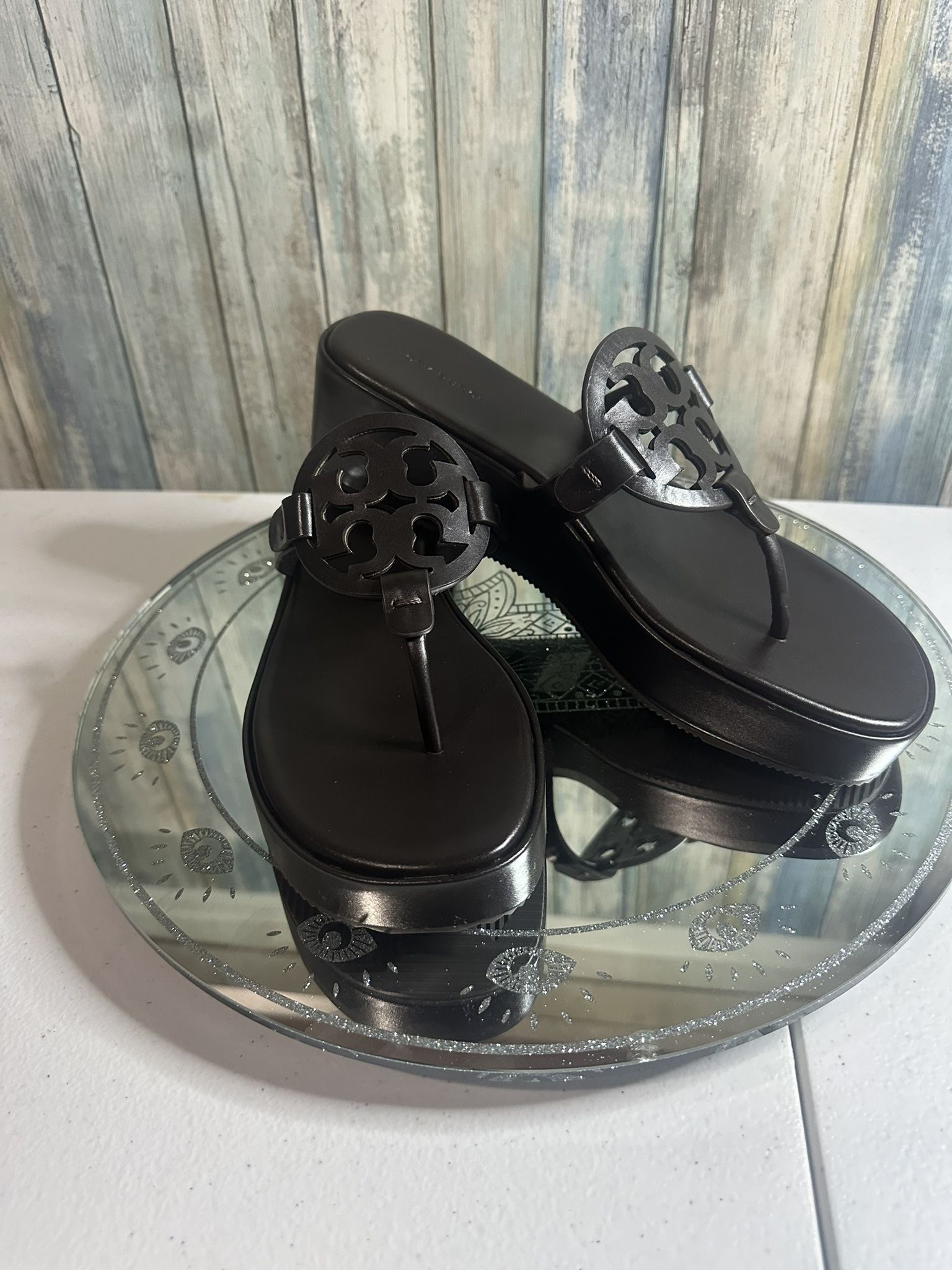 Tori Burch Wedge Sandels