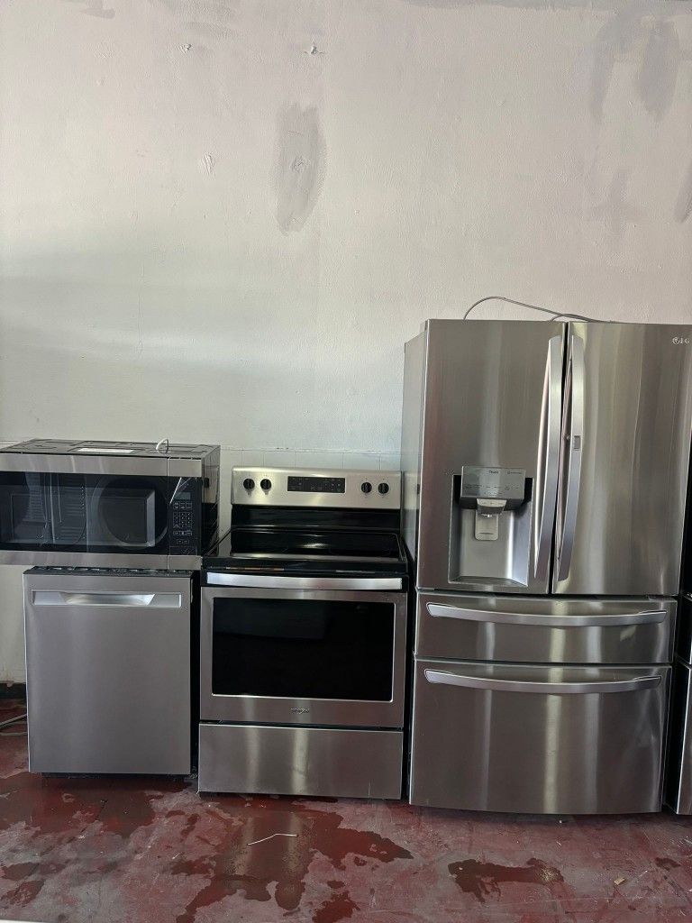 Stainless Steel Kitchen Appliances Delivery Available