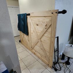 Barn Door, Rail, And Support
