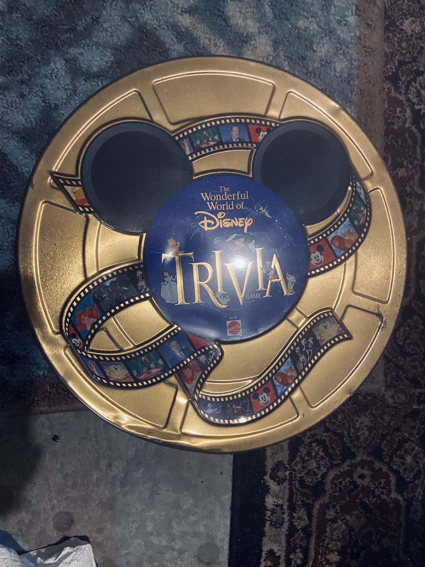 Wonderful World of Disney Trivia Game in Collectible Tin