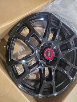 4 new Toyota Trd Pro style 22x9 Gloss Black Rims
