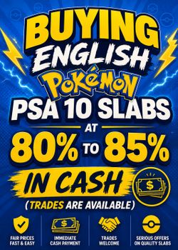Buying English Pokemon PSA 10 Slabs