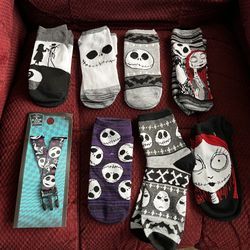 Jack Skellington Socks And Lanyard 