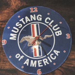 Retro Mustang Clock