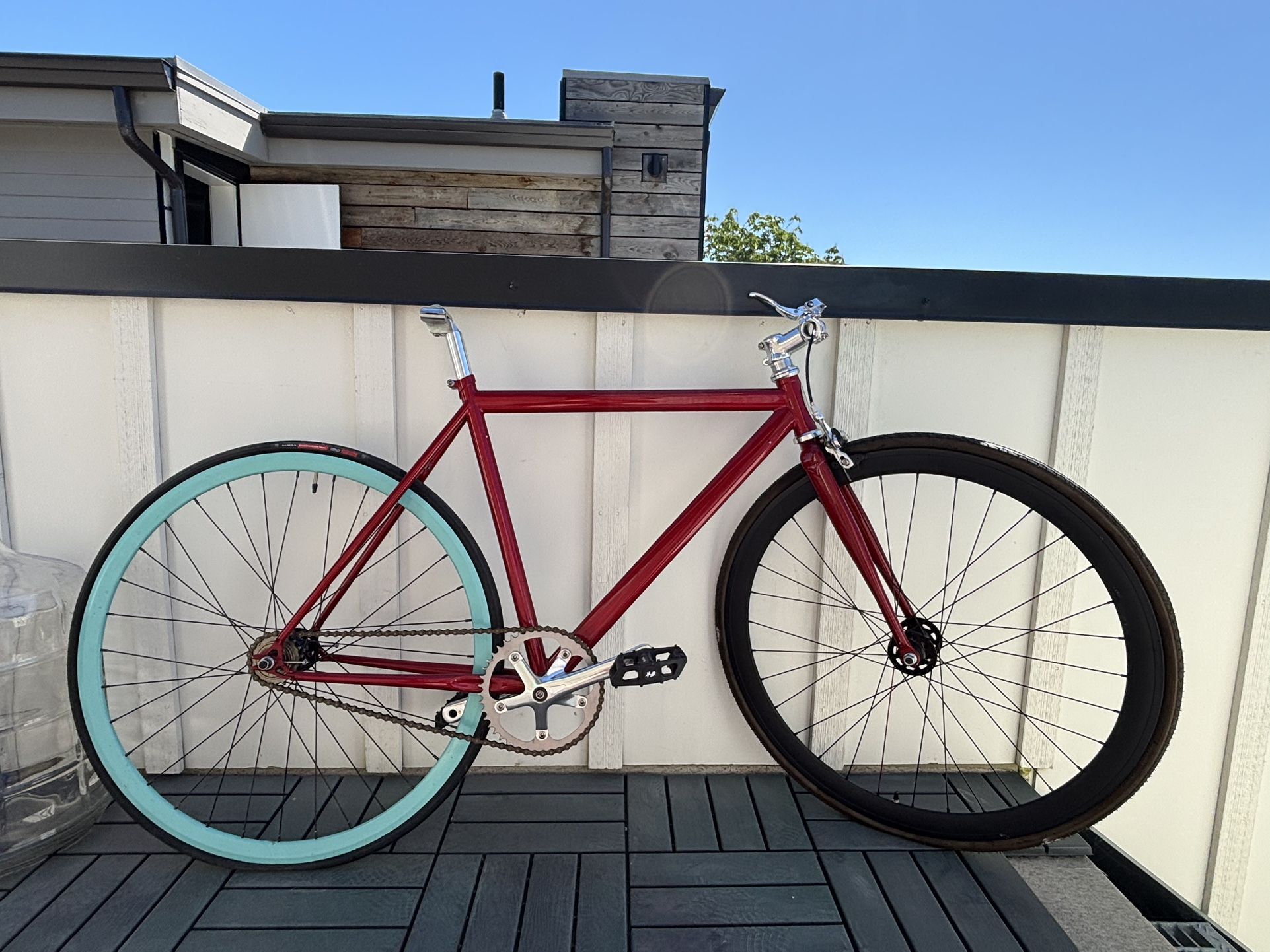 Custom built Leader bike single speed fixie Great condition