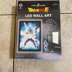 Dragon Ball Z Super LED Wall Art (Vegeta Edition)
