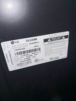 55 Inch LG Tv 
