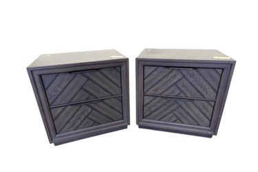 Soho Wood Nightstand End Table with 2 Drawers