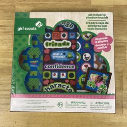 NEW Girl Scout All Inclusive Shadow Box Kit Scrapbook Art Craft Project Keepsake Colorbok!
