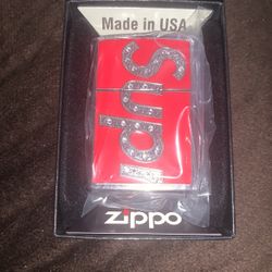 Supreme Swarovski Crystal Zippo Lighter