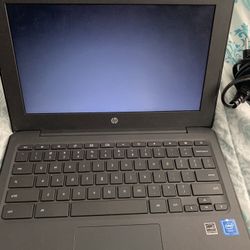 Hp Chromebook With Charger 