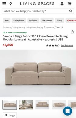 Sofa: Samba With Electric Recliners - SO SOFT