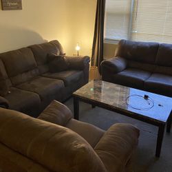 Old Couch Set Tables Included 