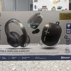 Triple wireless audio kit