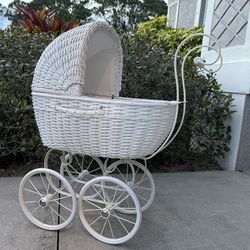 White Doll Stroller