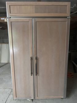 Subzero 42" 642" Side By Side Built in Refrigerator R134A 632/0 3