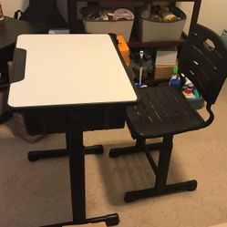 Adjustable Desk And Chair 