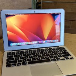 MacBook Air 11” i5/4GB/128GB SSD $180 