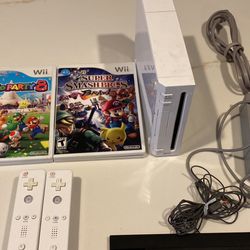 Wii Bundle Package With Mario Games