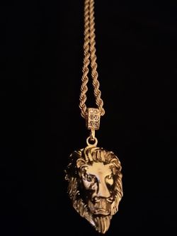 Designer rope chain with charm 20"