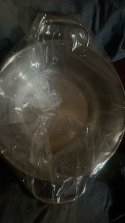Princess House tri-ply stainless steel skillet, likely an 8-inch flared model,