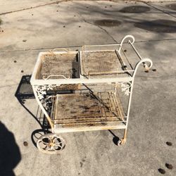 Decorative garden cart