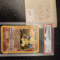 1999 Charizard Graded 2nd Edition Base Set 