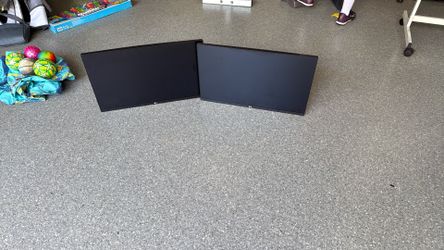 Two 27” LG Computer monitors