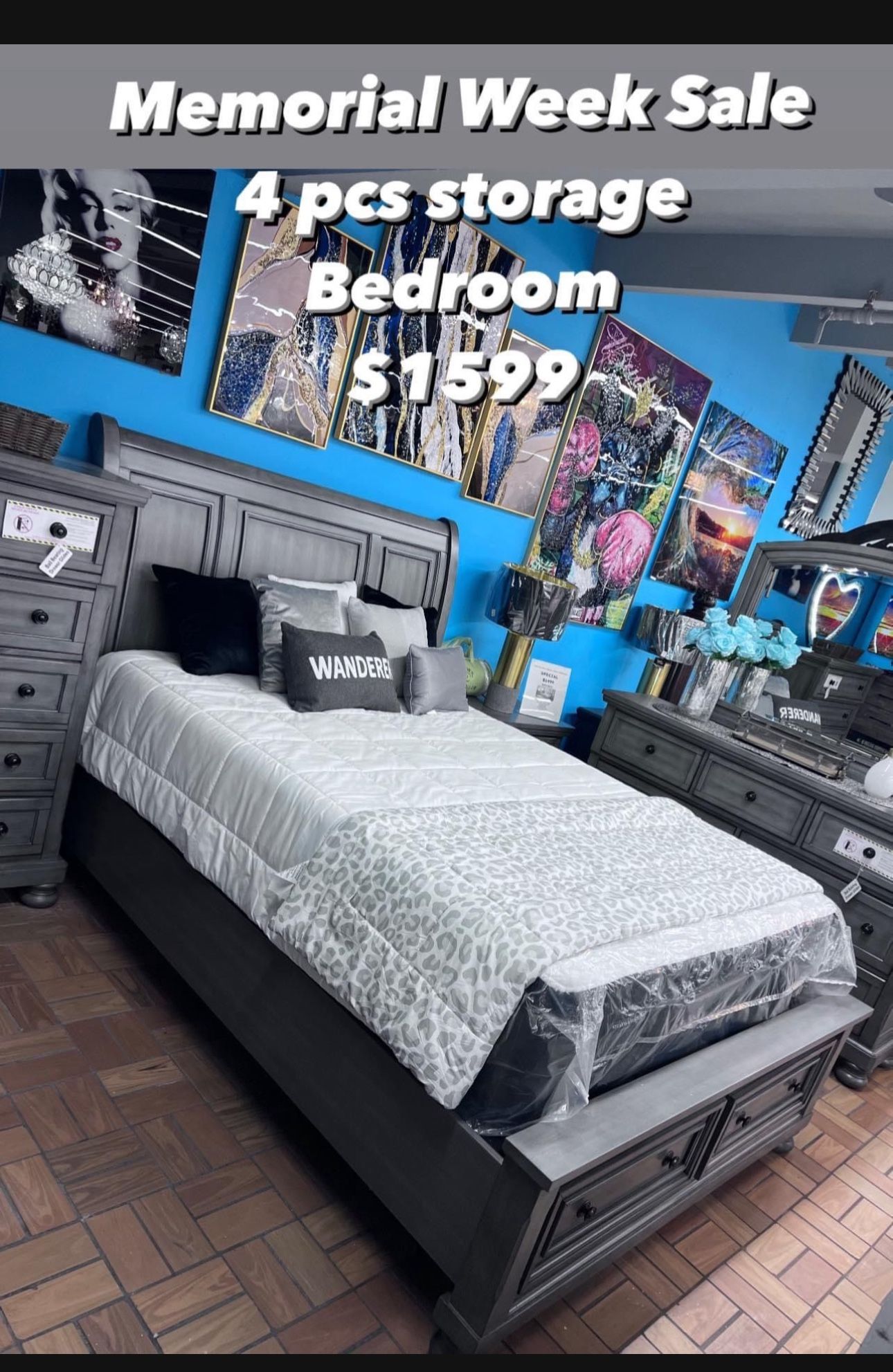Brand New Complete Bedroom Set For $1599