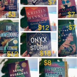 Numerous Books For Sale -Great Condition 