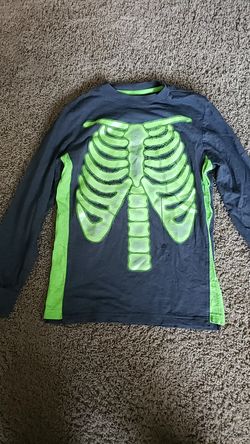 Glow in the Dark skeleton shirt