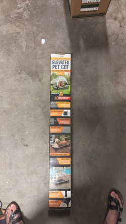 Large Elevated Pet Cot with Removable Canopy(OBO)