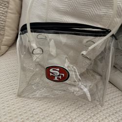 49er clear Stadium purse