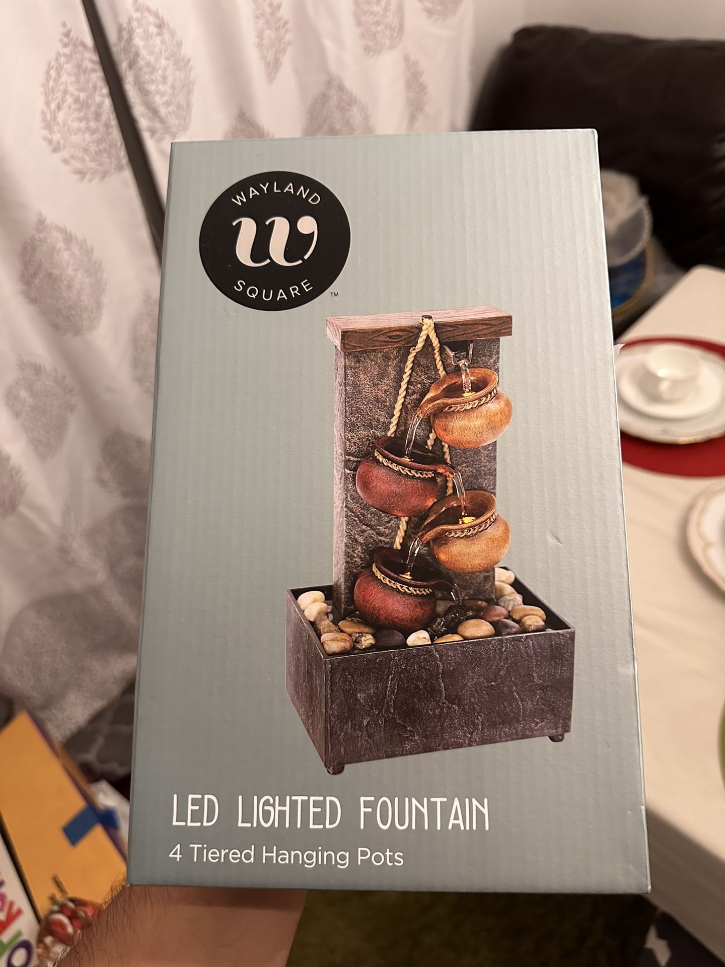 Led Lighted Fountain New In Box