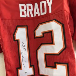 Tom Brady Tampa Bay Buccaneers Signed Custom Jersey Autographed w/COA 495