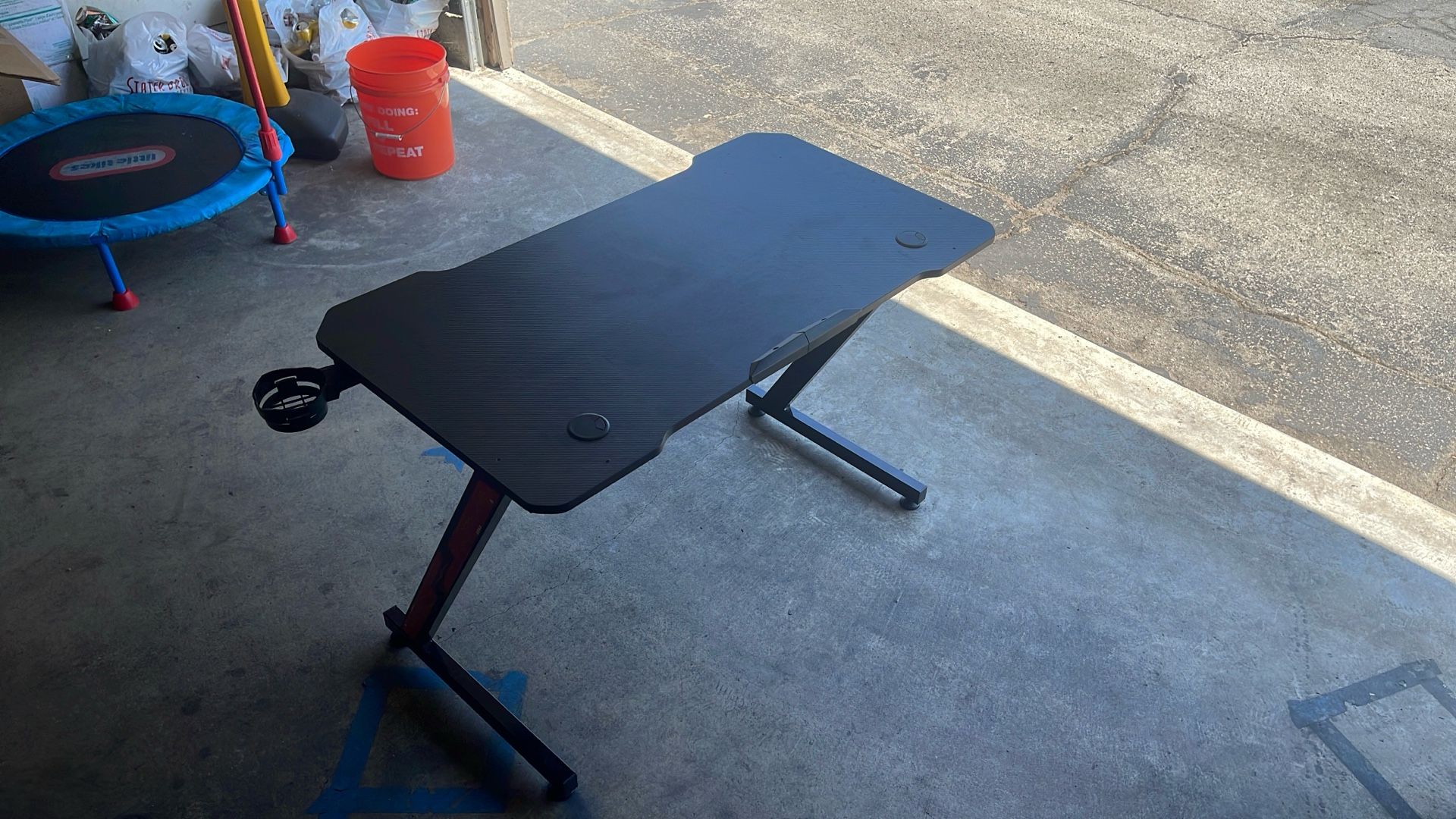 Black Gaming Desk – 43.5” x 24” (Great Condition)