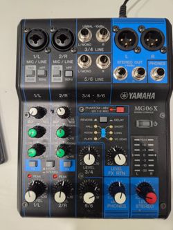 Yamaha MG06X 6-Channel Professional Audio Mixer with Effects – $100 OBO