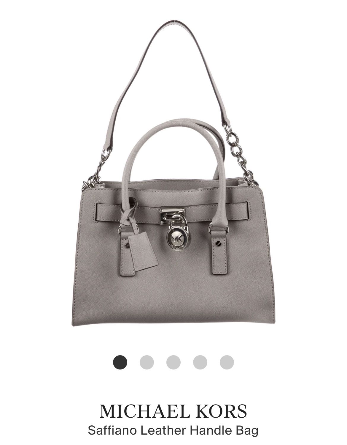 Michael Kors Saffiano Leather Handbag