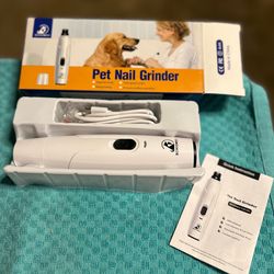 NEW! Bonve Pet Dog Nail Grinder (Upgraded model). A whisper-quiet motor!