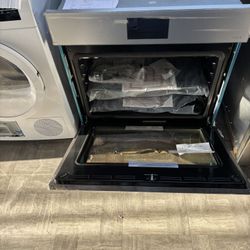 New GE Cafe 30 In Smart Electric Wall Oven With Self Clean And Convection 