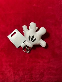 Disney Mickey Mouse Glove Plush Keychain