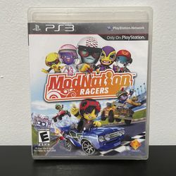 ModNation Racers PS3 Like New CIB Black Label PlayStation 3 Game Kart Racing