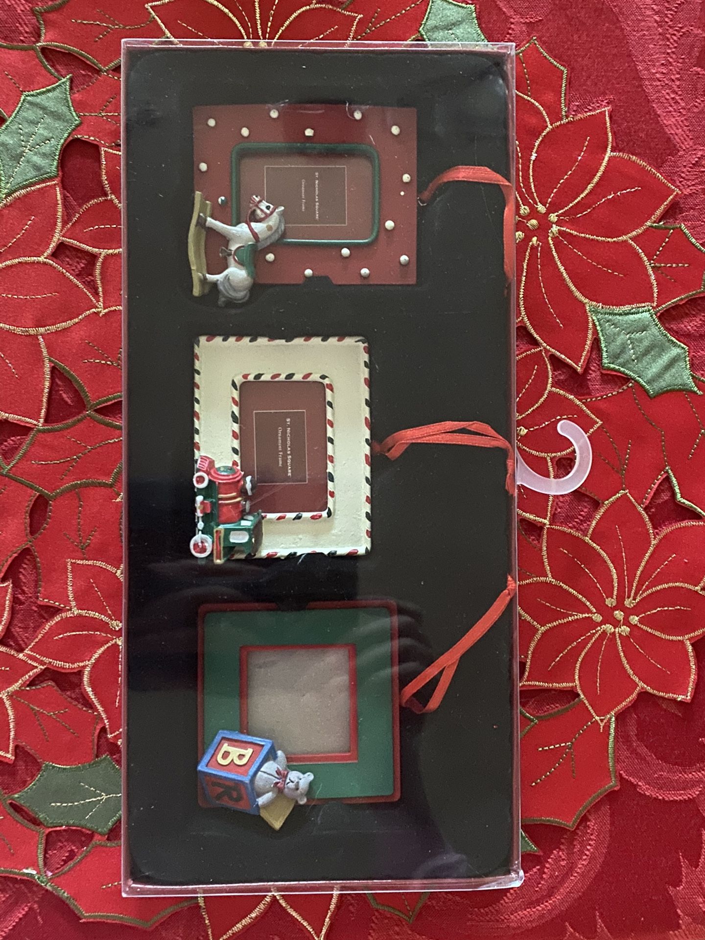 St. Nicholas Square Mini Picture Frame Christmas Ornaments