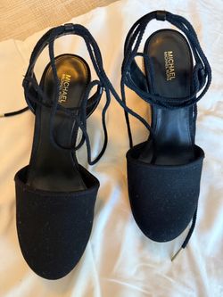 Michael Kors Black Wedges Size 8.5 Lightly Used