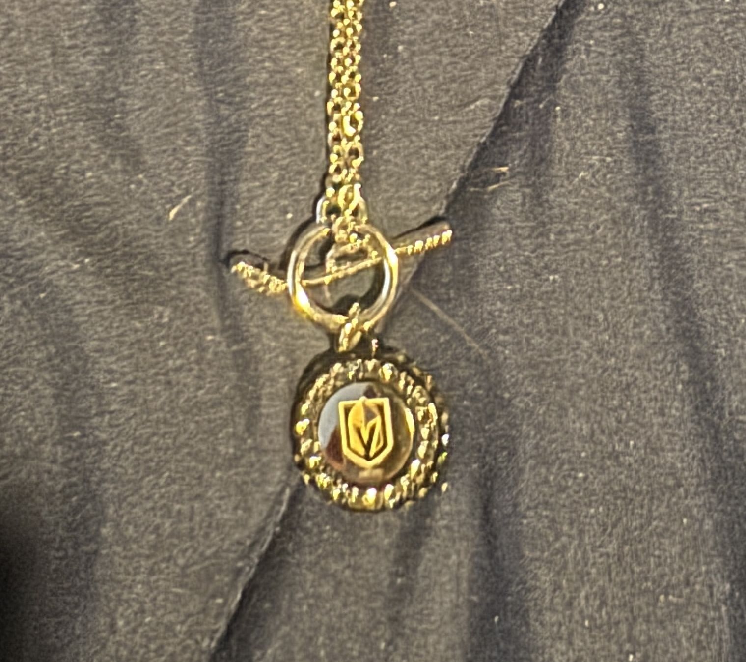 Golden Knights Pendant Necklace