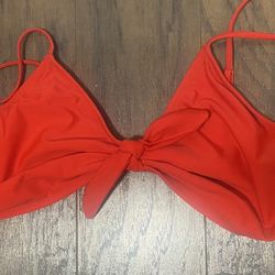 Red Knot Bikini Top! XL